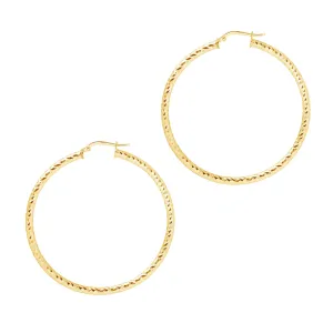 Sparkly Limited Edition XL Hoops - Gold