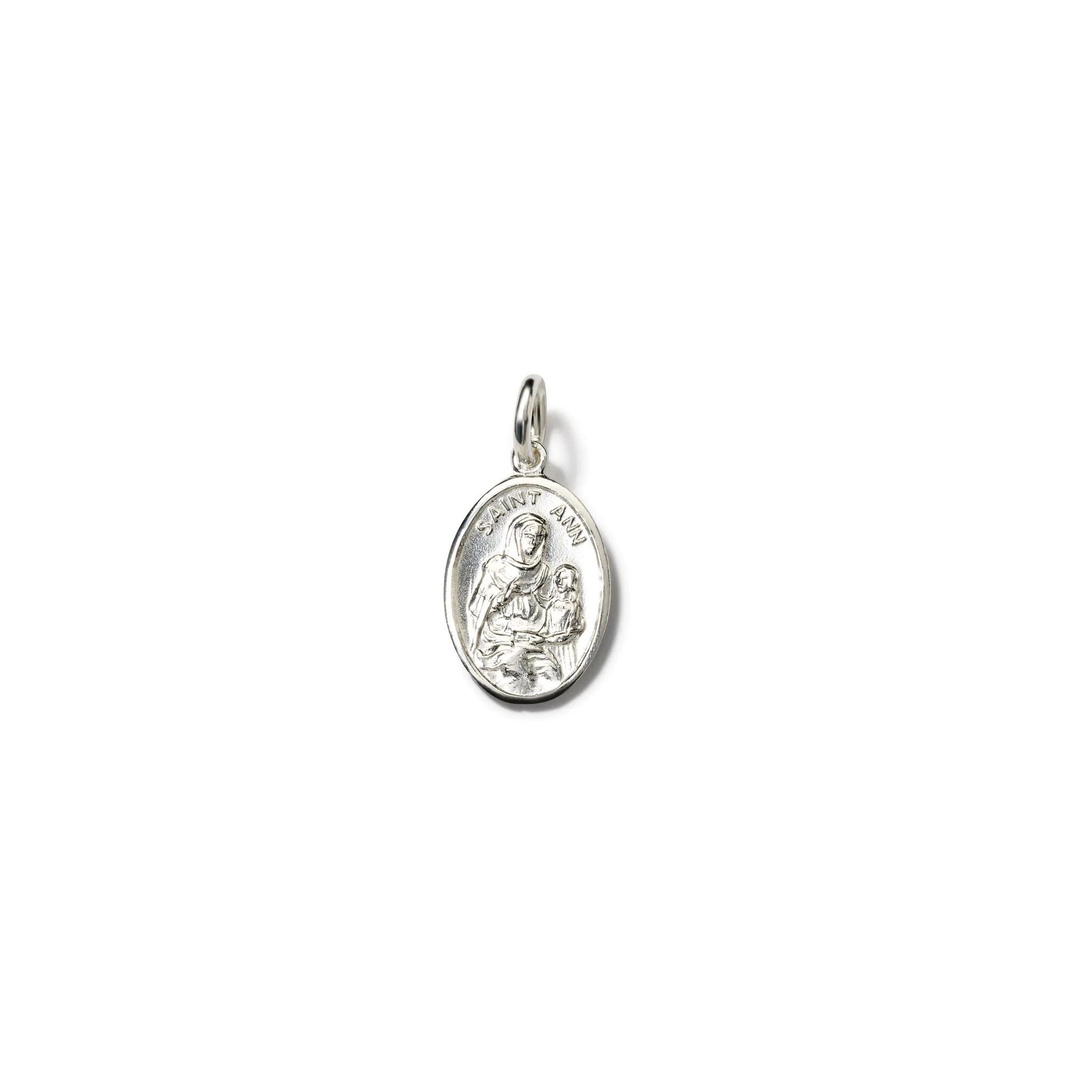 St Anne Necklace Pendant Silver