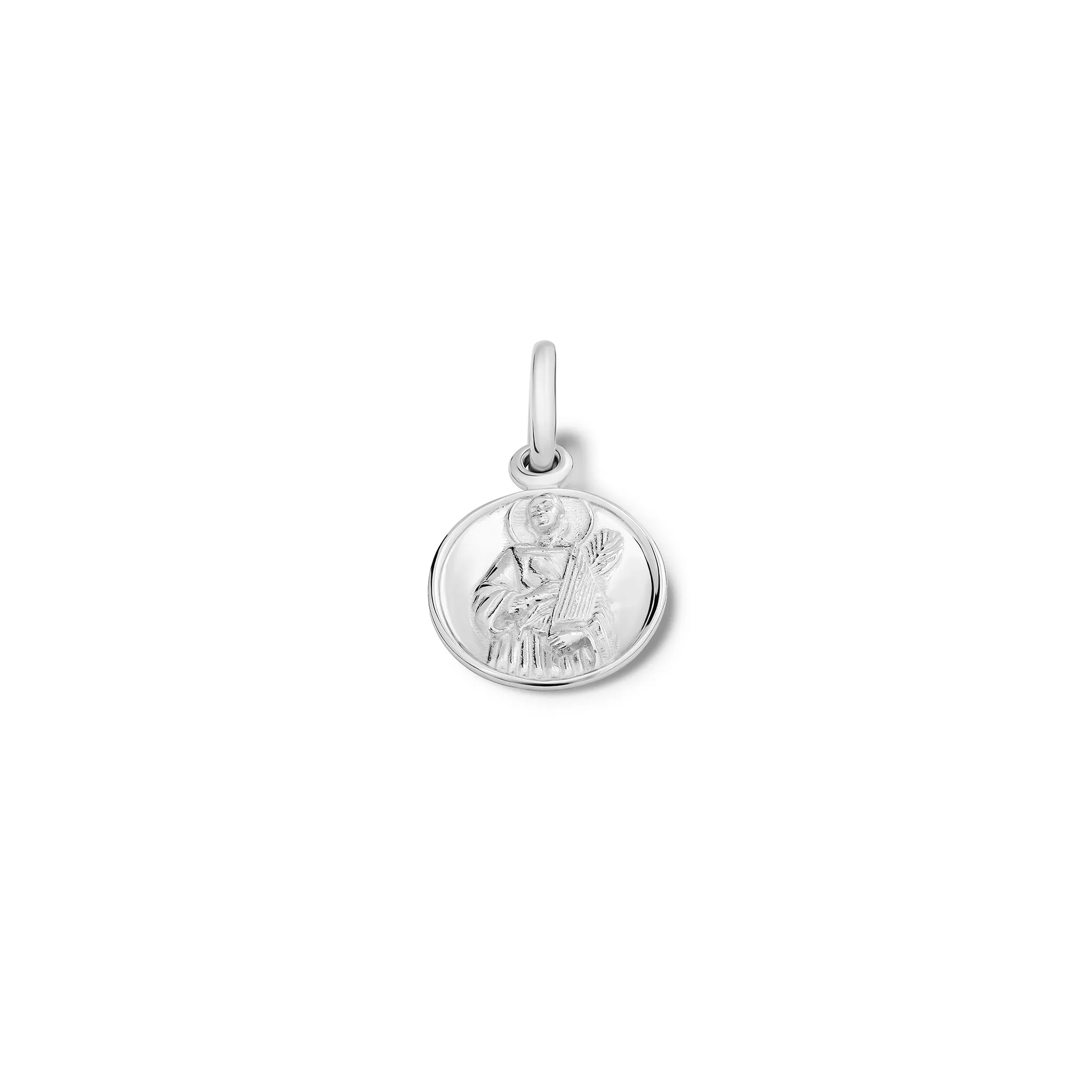 St Cecilia Necklace Pendant Silver