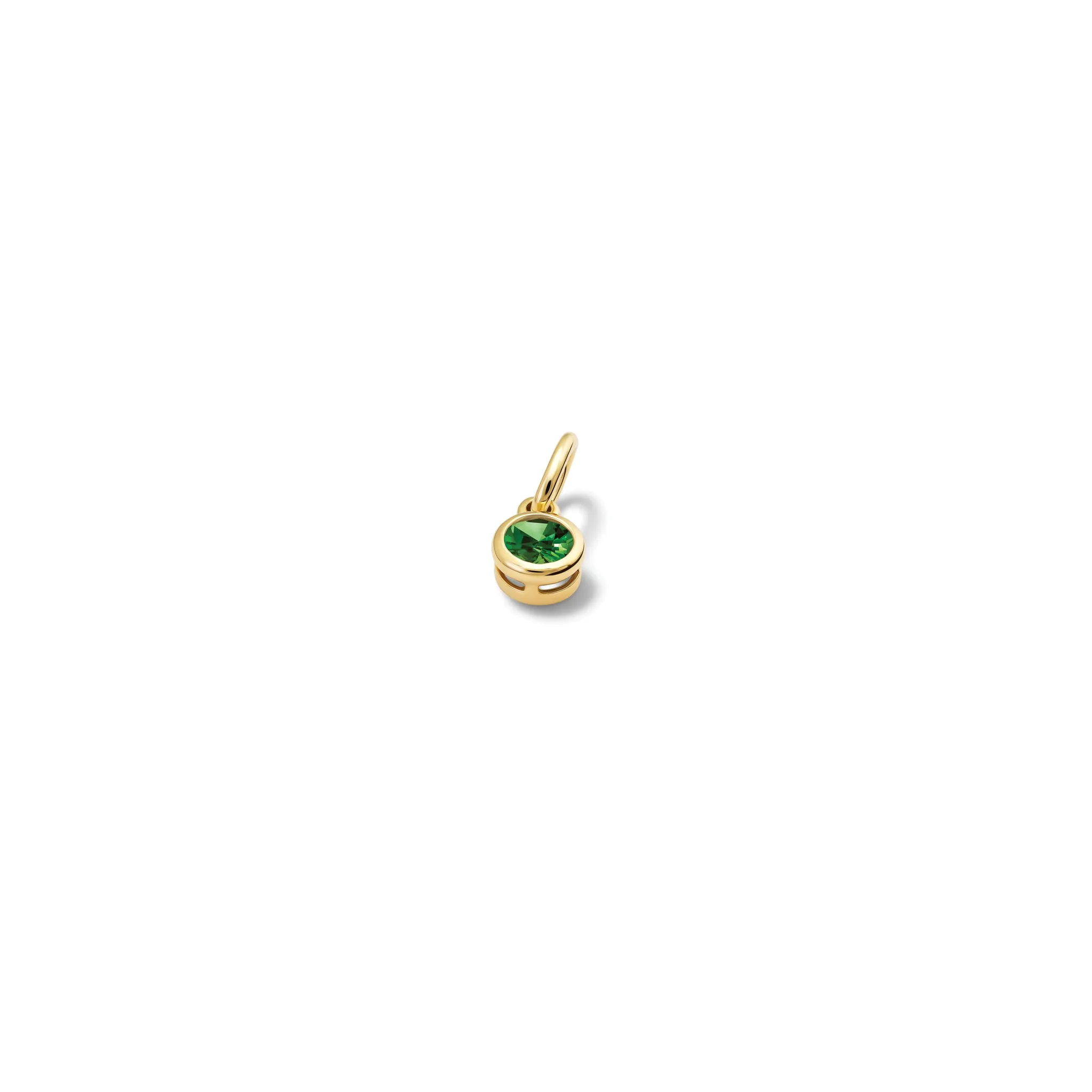 Talya Necklace Pendant Yellow Gold - Chrome Diopside