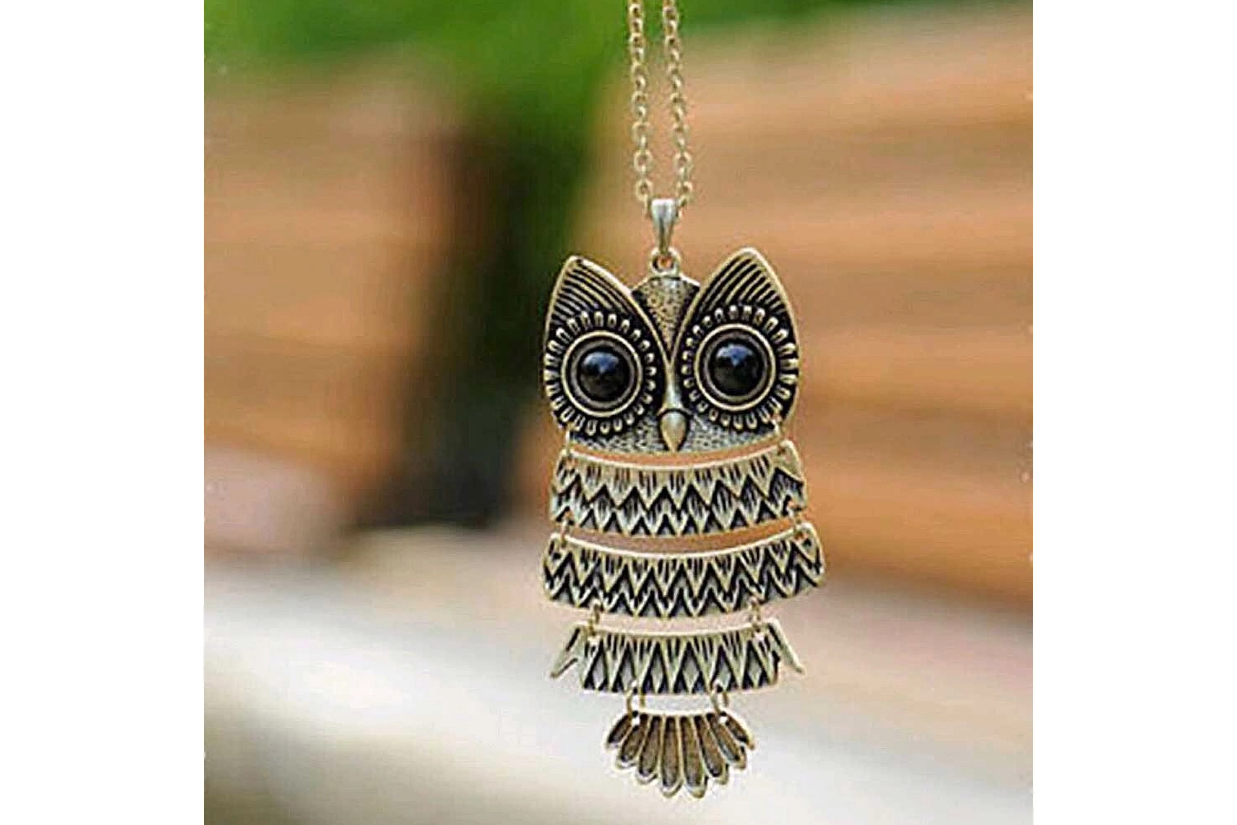 Timeless Owl Pendant Necklace