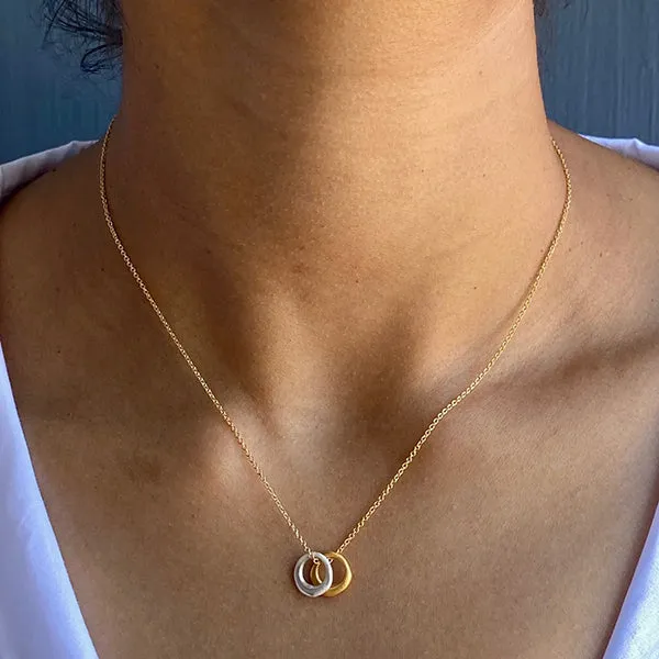 Two Little Circles Necklace