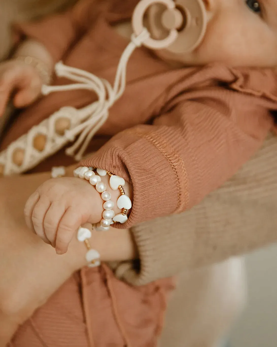 Unique Genuine Pearl Bracelet - 14K Gold Filled