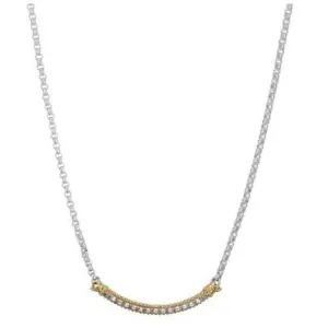 Vahan 14K Gold & Sterling Silver 18" Necklace with Diamonds 80499D/18